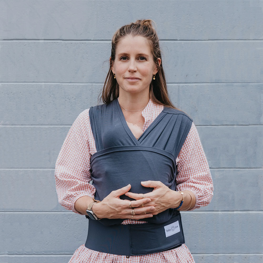 Newborn Carrier in Slate by BabyDink One Fine Baby