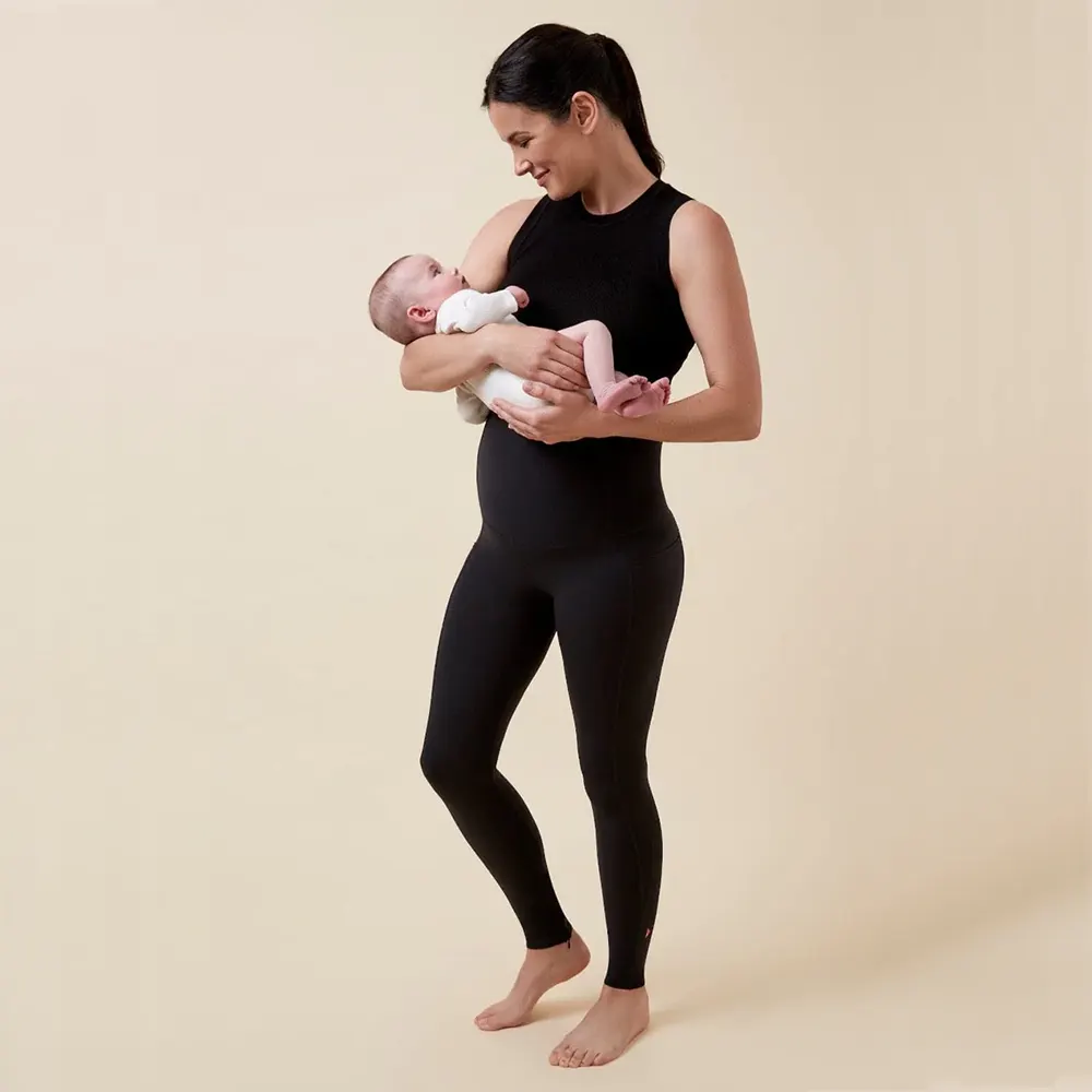 Luxe Maternity & Postnatal Leggings - Soft Black – Natal Active