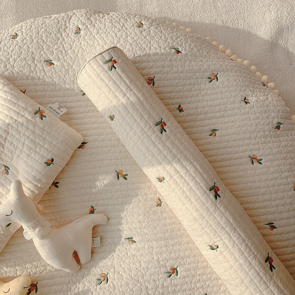 Quilted Body Pillow in Olive One Fine Baby