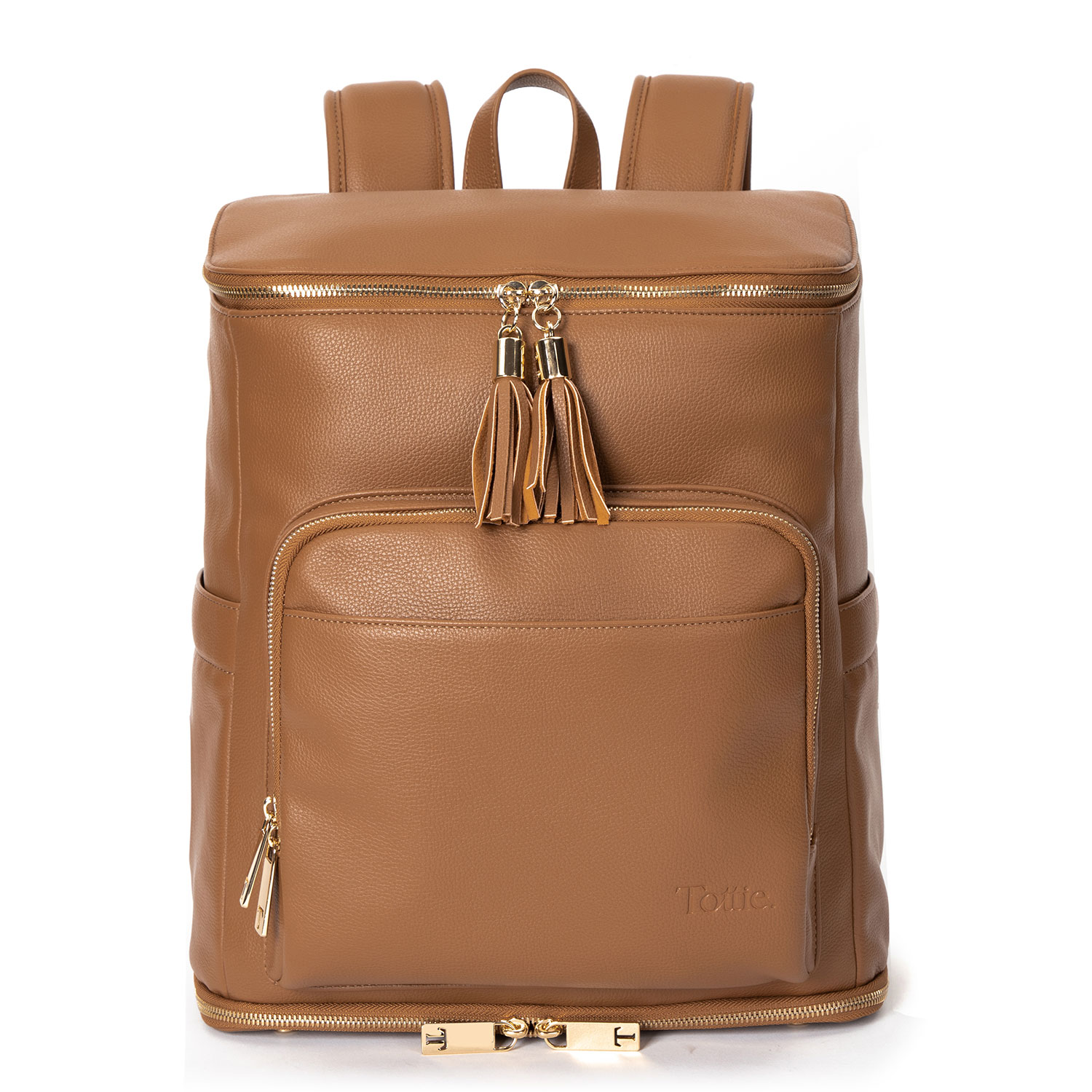 The Travel Backpack in Tan by Tottie | One Fine Baby