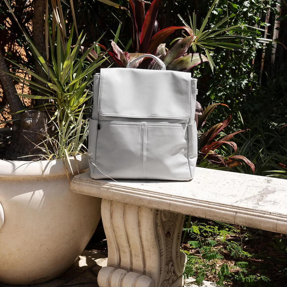 One Fine Baby The Hayes Baby Bag Backpack in Slate Grey
