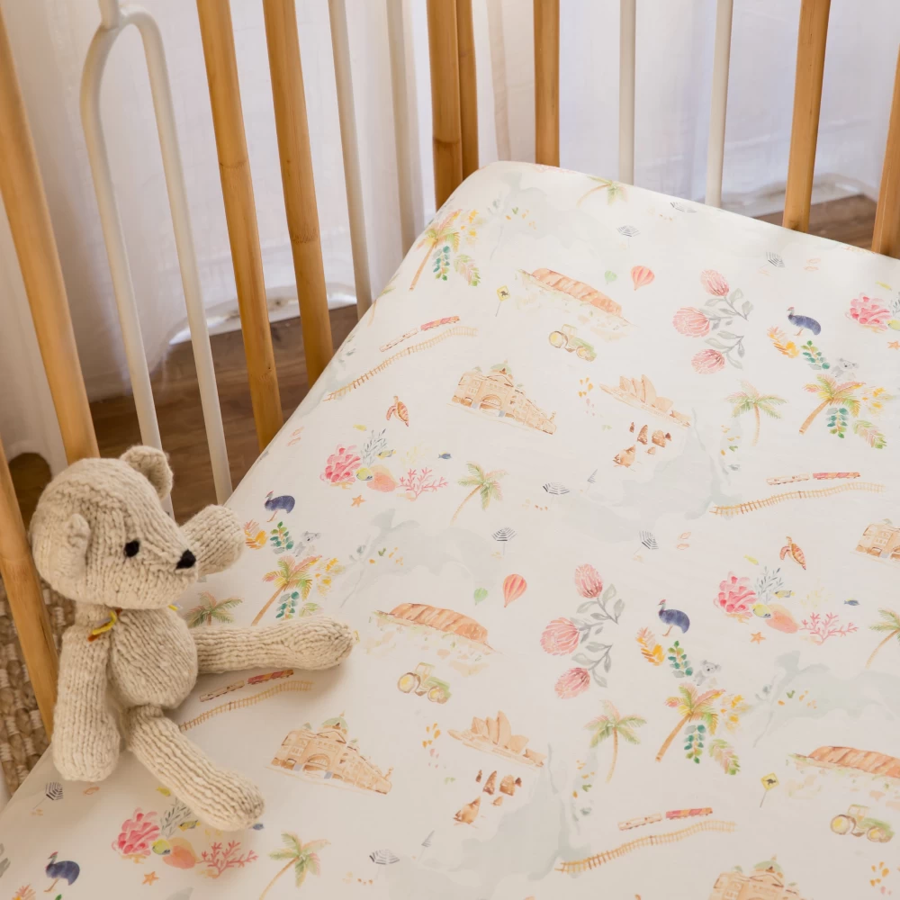 Cot Sheet in Australia One Fine Baby