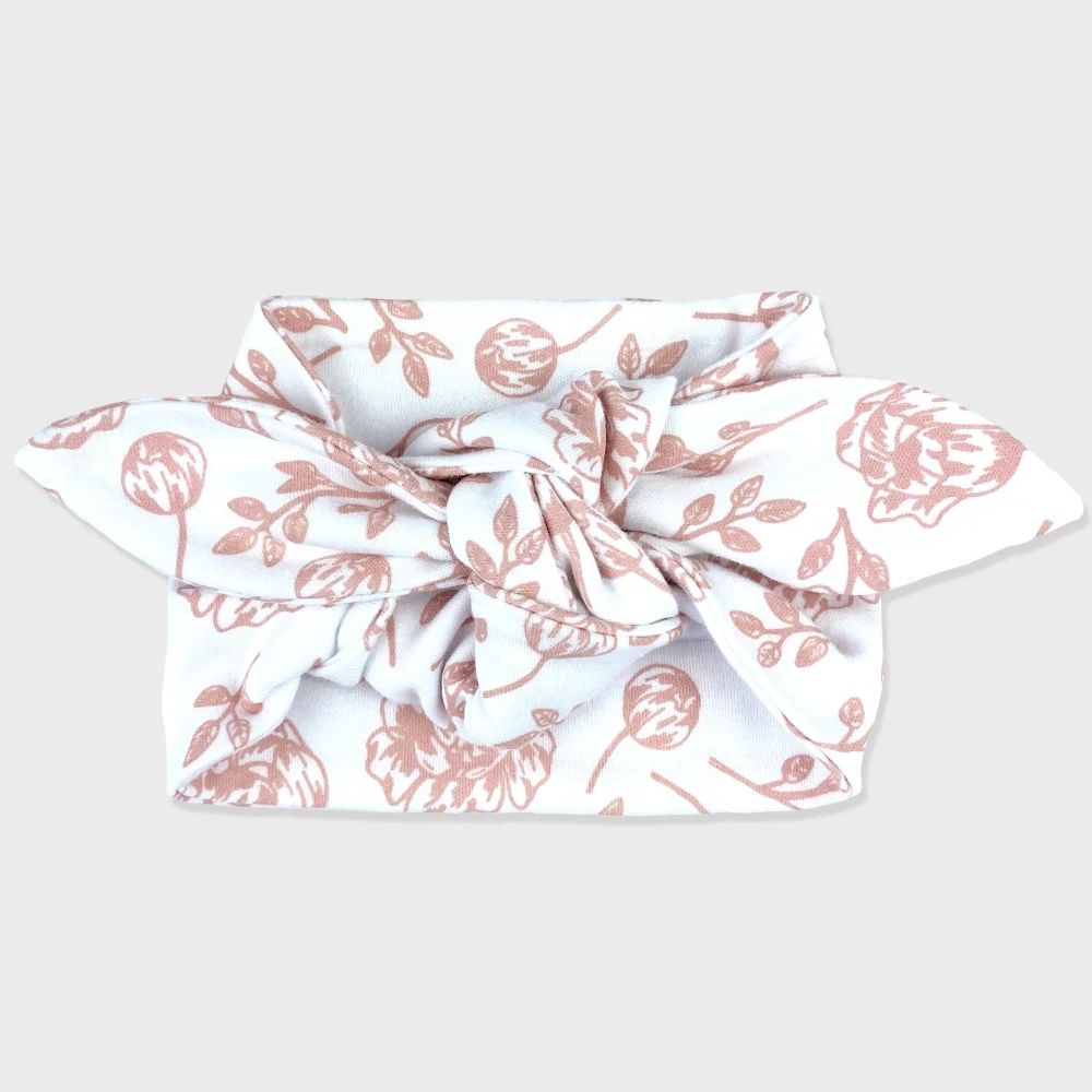 Knot Headband in Blush Peony One Fine Baby
