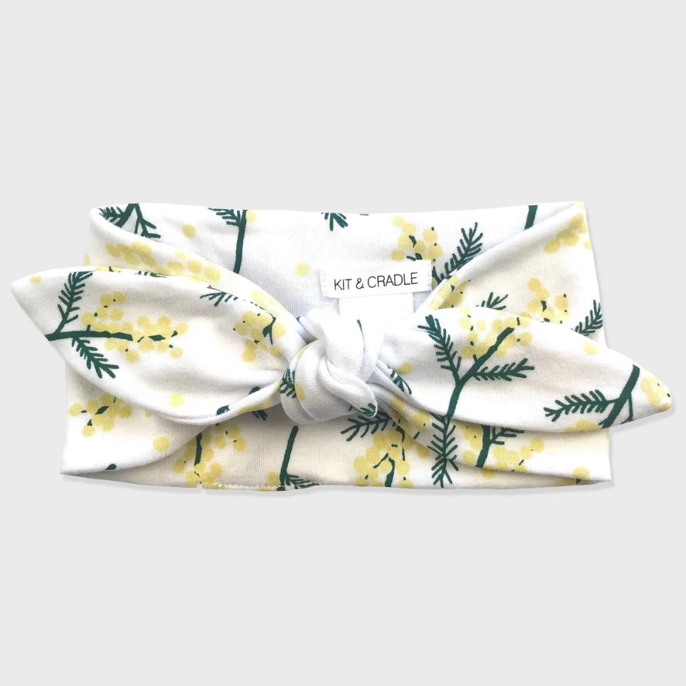 Knot Headband in Wattle One Fine Baby