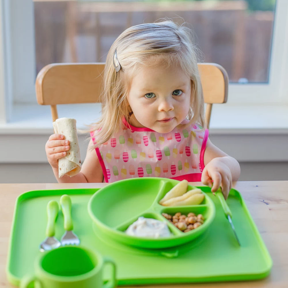 One Fine Baby - Learning Cutlery Set 12mo+ in Green