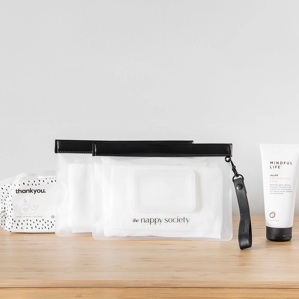 Reusable Wet Wipe Pouch by The Nappy Society One Fine Baby
