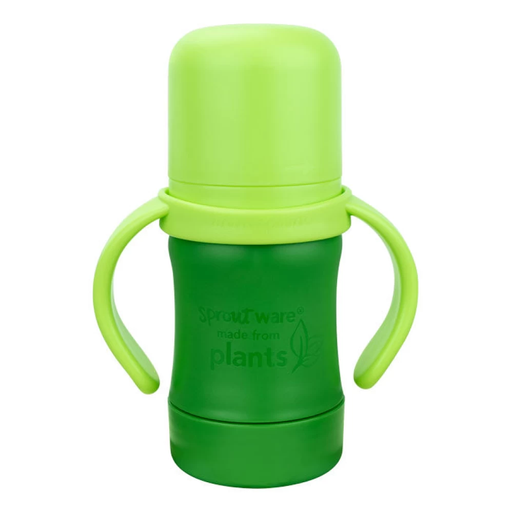 One Fine Baby - Sprout Ware Sip Straw Cup Made From Plants In Green - 6mo+