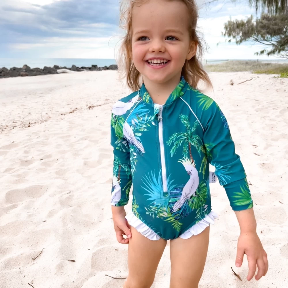 Baby Toddler Swimsuit With Snaps Nappy Change in Hamilton