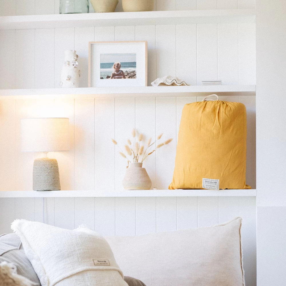 Sunflower 100% French Linen Baby Play Mat by Warren Hill One